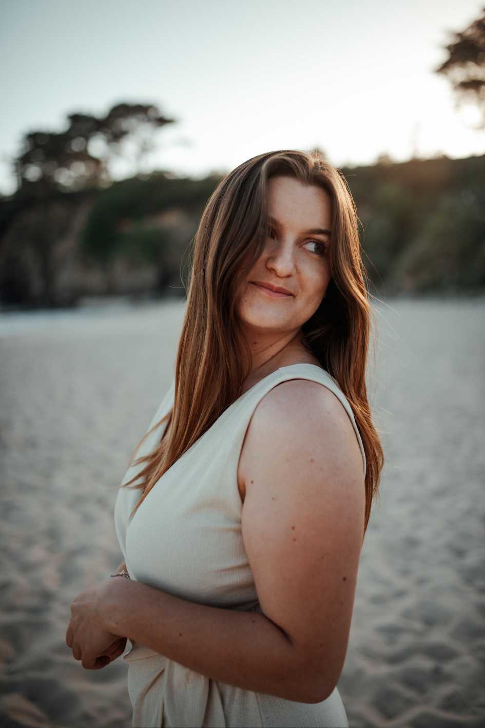 shooting portrait professionnel réalisé en bord de mer à Brest